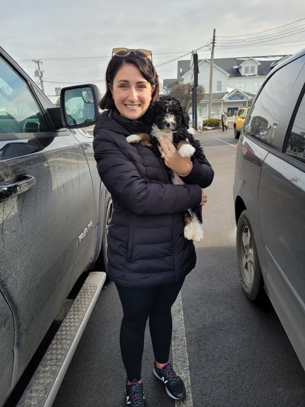 Customer photo of Bernedoodle, Mini puppy from Skyler S.