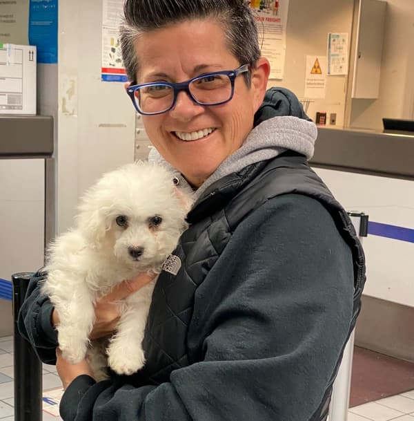 Customer photo of Bichon Frise puppy from Doreen C.