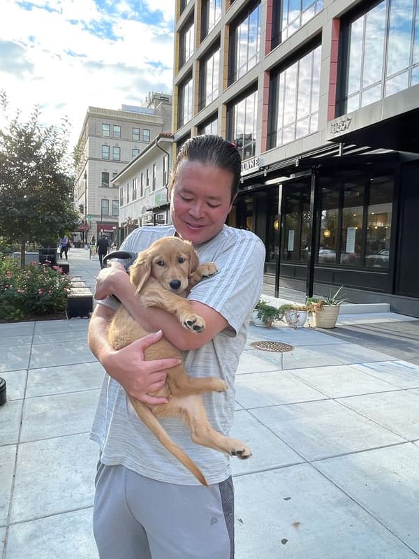 Customer photo of Golden Retriever puppy from Kevin G.