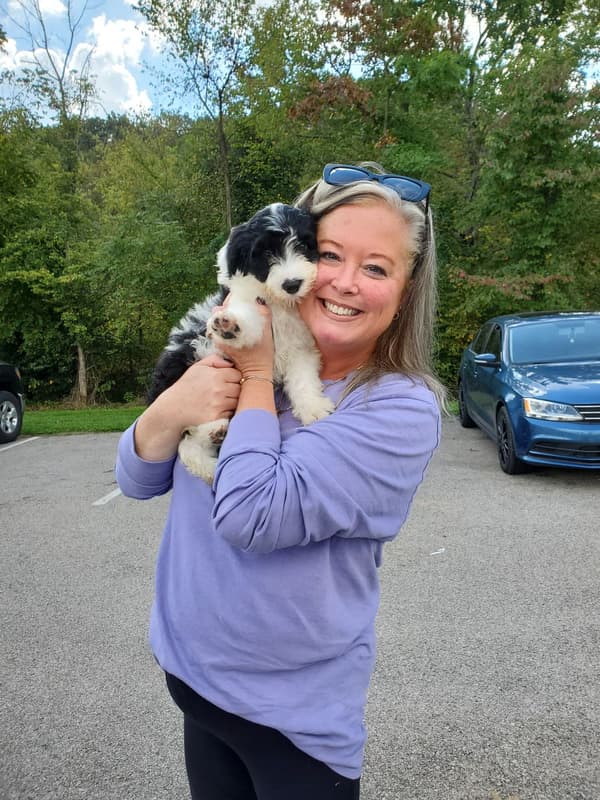 Customer photo of Portuguese Water Dog puppy from Elizabeth S.