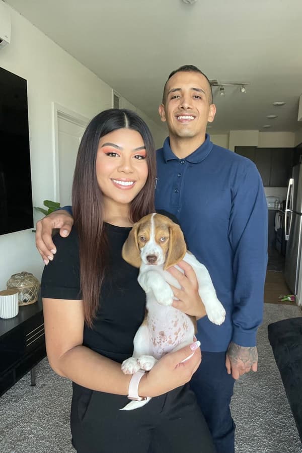 Customer photo of Beagle puppy from Daniel & Ricca N.