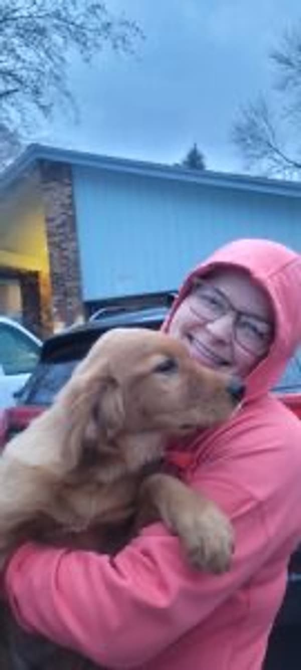 Customer photo of Golden Retriever puppy from Charlotte T.