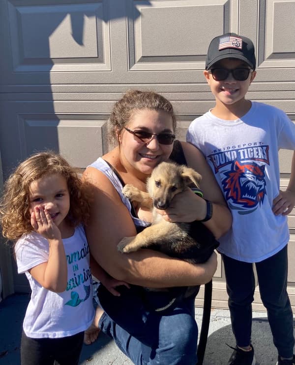 Customer photo of German Shepherd puppy from Michelle D.