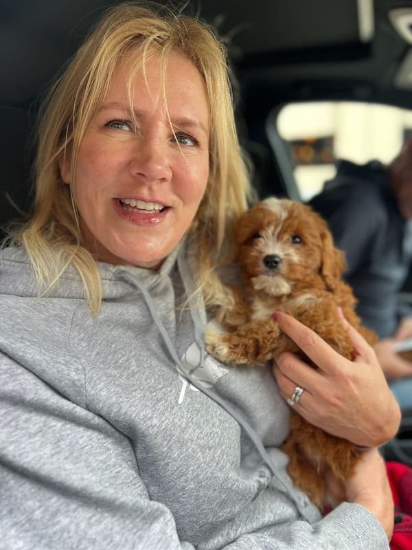 Customer photo of Cavapoo puppy from Kristan S.