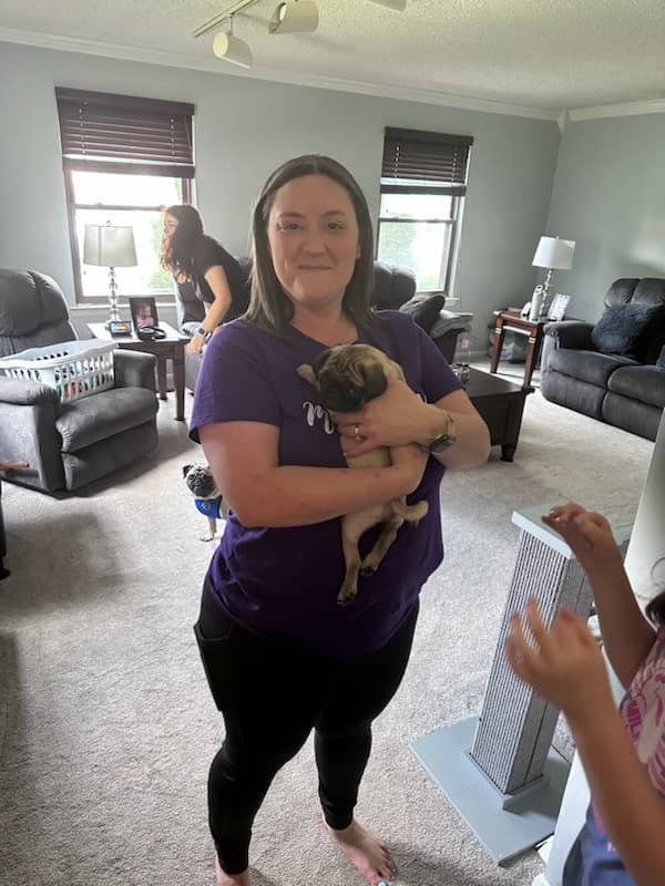 Customer photo of Pug puppy from Alexandra H.