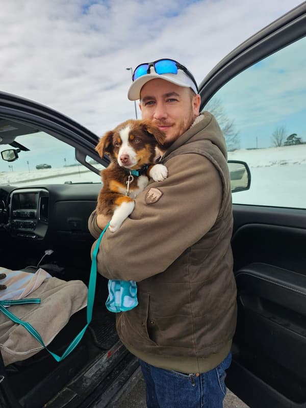 Customer photo of Miniature Australian Shepherd puppy from Jessica B.