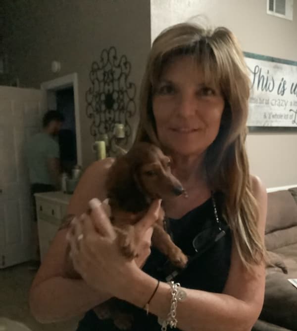 Customer photo of Dachshund puppy from Lynda D.