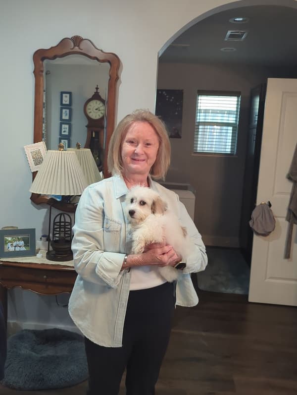 Customer photo of Coton De Tulear puppy from Delores A.