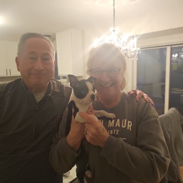 Customer photo of Boston Terrier puppy from Kenneth E.
