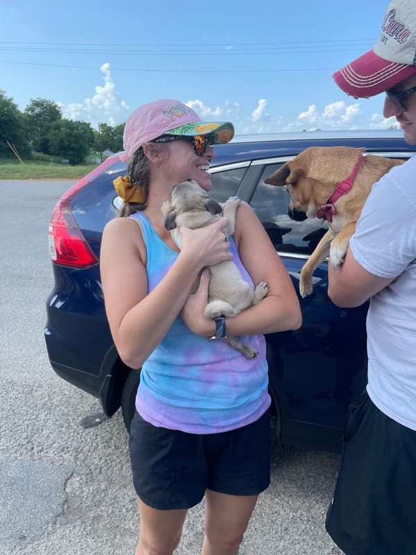 Customer photo of Pug puppy from Kelsey S.