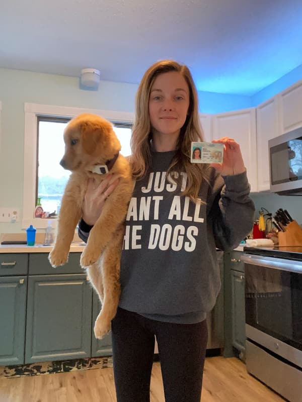 Customer photo of Golden Retriever puppy from Amanda W.