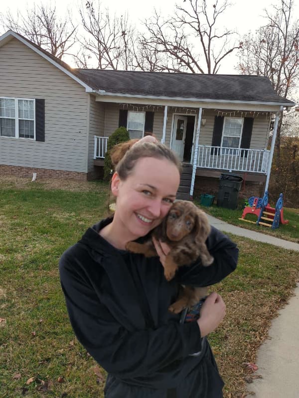 Customer photo of Dachshund, Mini puppy from Ashley M.
