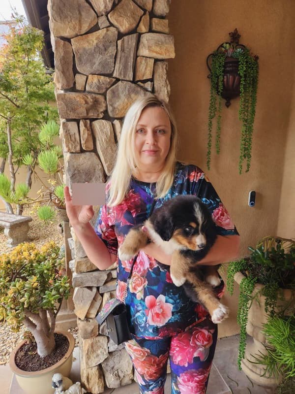 Customer photo of Bernese Mountain Dog puppy from Natalia S.