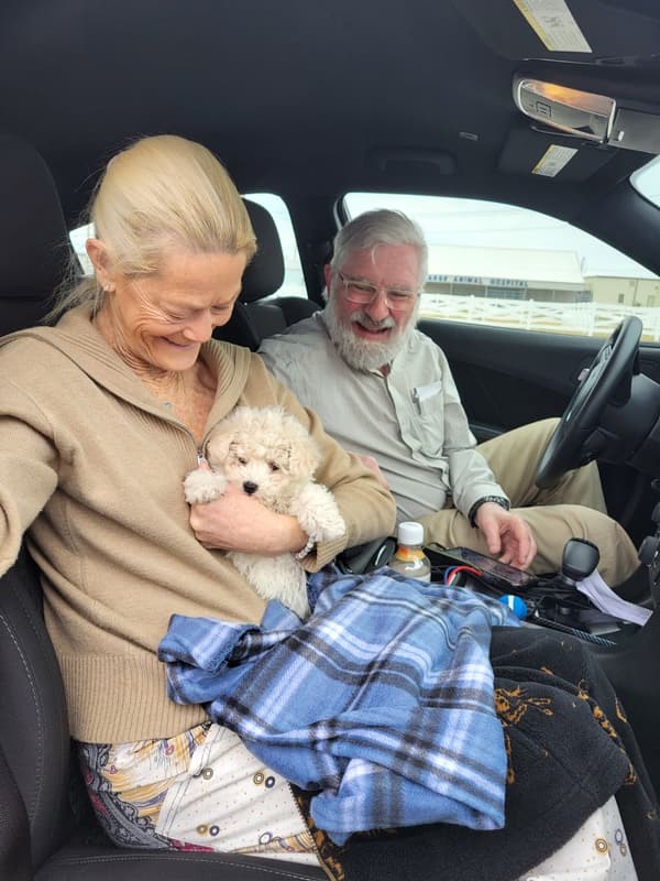 Customer photo of Bichon Frise puppy from Robyn P.