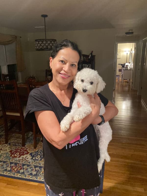 Customer photo of Bichon Frise puppy from Sonia I.