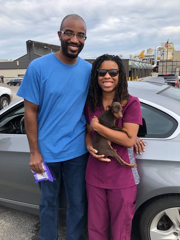 Customer photo of Miniature Pinscher puppy from Chris M.