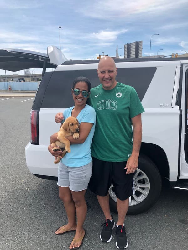 Customer photo of Labrador Retriever puppy from Barbara B.