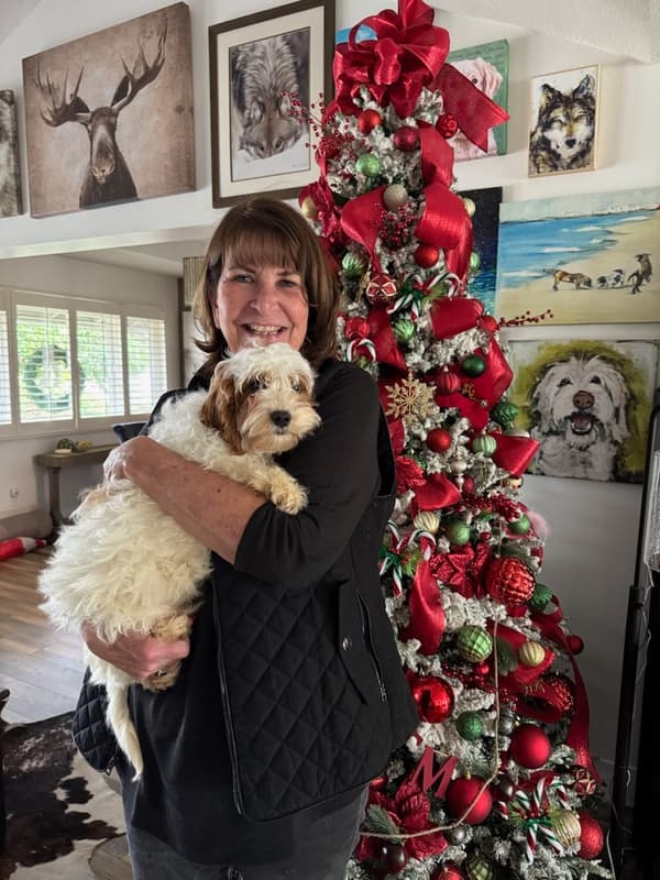 Customer photo of Cavapoo puppy from Tina D.