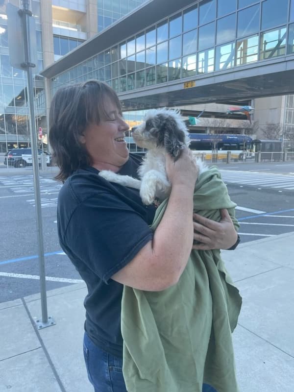 Customer photo of Cavapoo puppy from Susan W. 