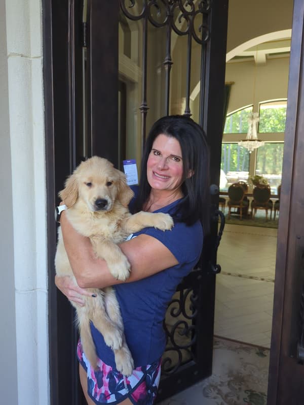 Customer photo of Golden Retriever puppy from Marnie G.