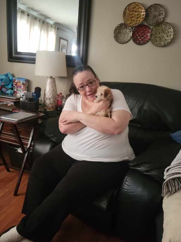 Customer photo of Yorkiechon puppy from Isabel M. 