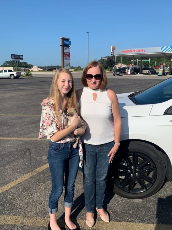 Customer photo of Pug puppy from Sandra M.