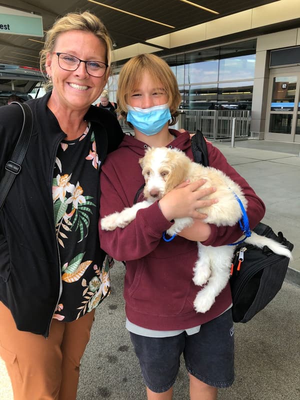 Customer photo of Labradoodle puppy from Amy G.