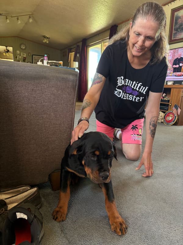 Customer photo of Rottweiler puppy from Danielle G.
