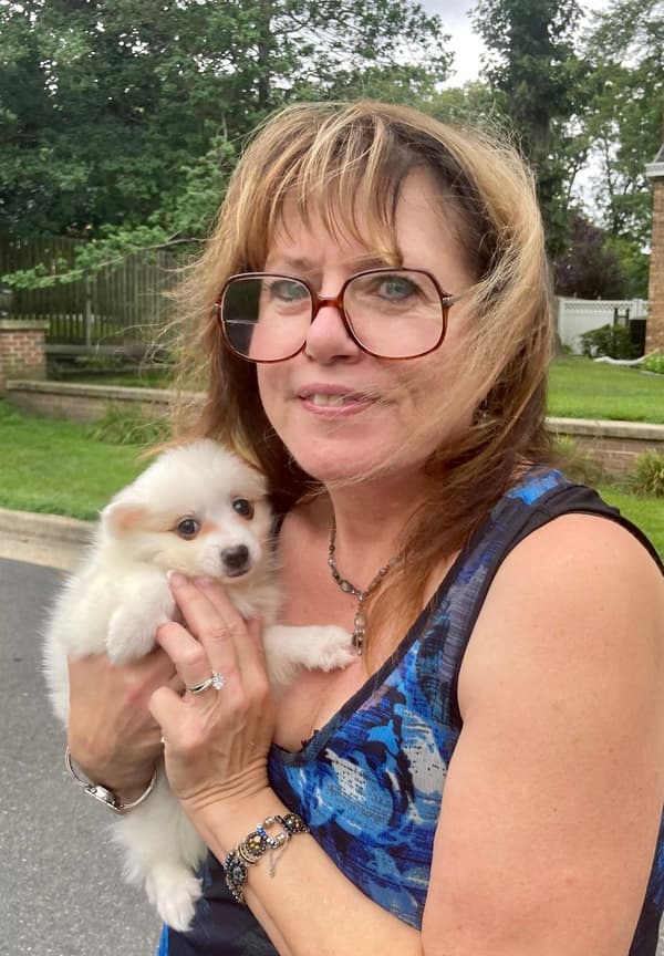 Customer photo of American Eskimo Dog puppy from Denise S.