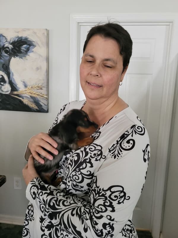 Customer photo of Dachshund, Mini puppy from Stephanie M.