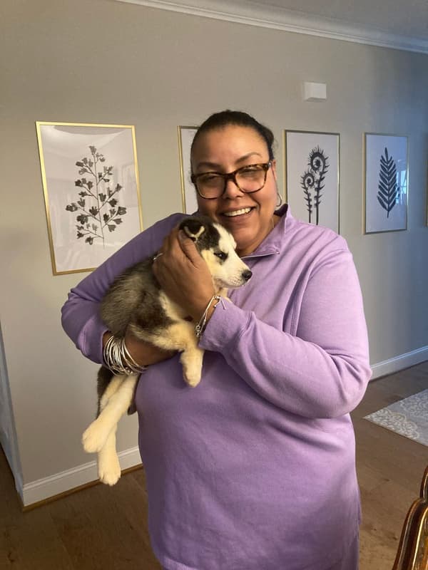 Customer photo of Siberian Husky puppy from Lisa G.