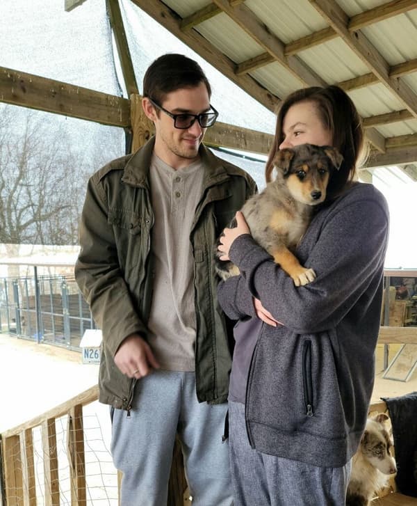 Customer photo of German Australian Shepherd puppy from Savanna D.