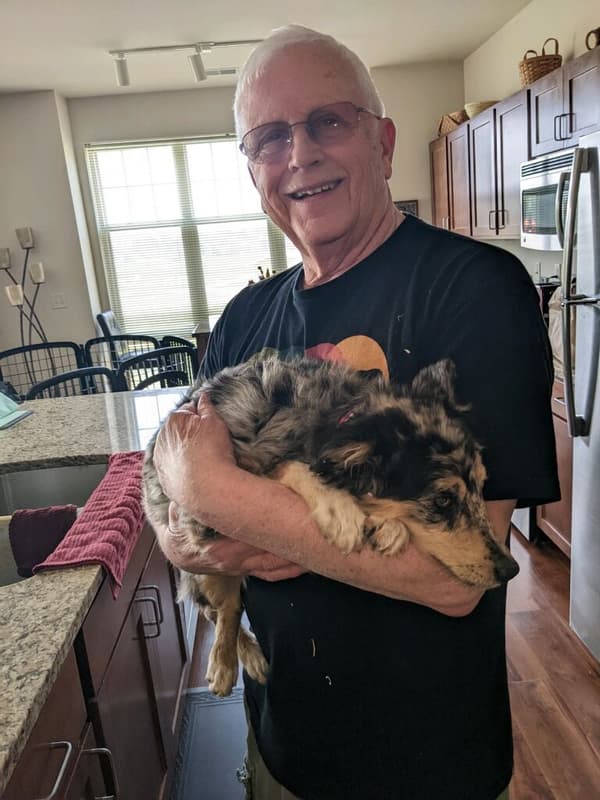 Customer photo of Australian Shepherd puppy from Terry N.