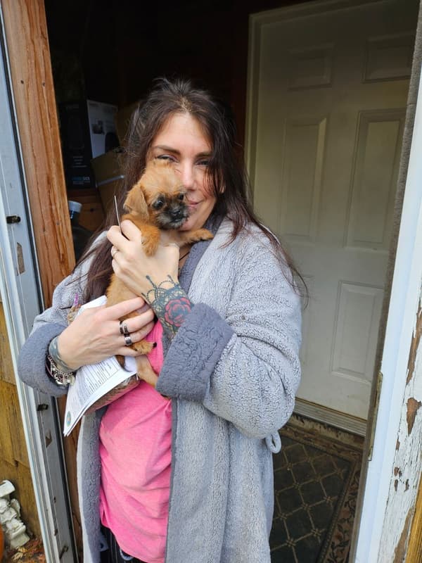 Customer photo of Brussels Griffon puppy from Jade M.