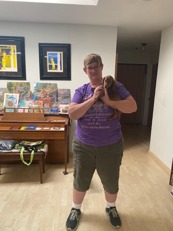 Customer photo of Dachshund, Mini puppy from Karen H.