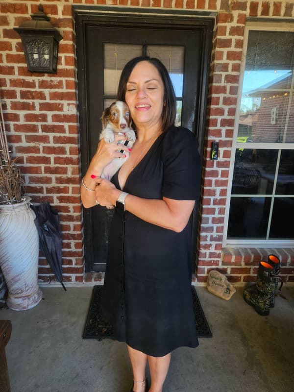 Customer photo of Dachshund, Mini puppy from Shawnda S.
