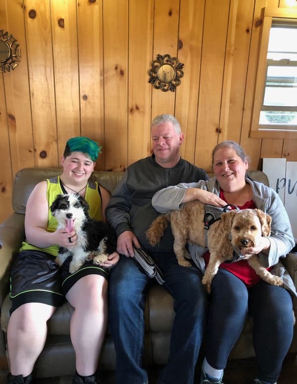 Customer photo of Bernedoodle, Mini puppy from Tina 