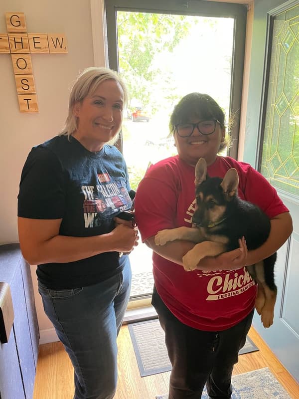 Customer photo of German Shepherd puppy from Judy N.