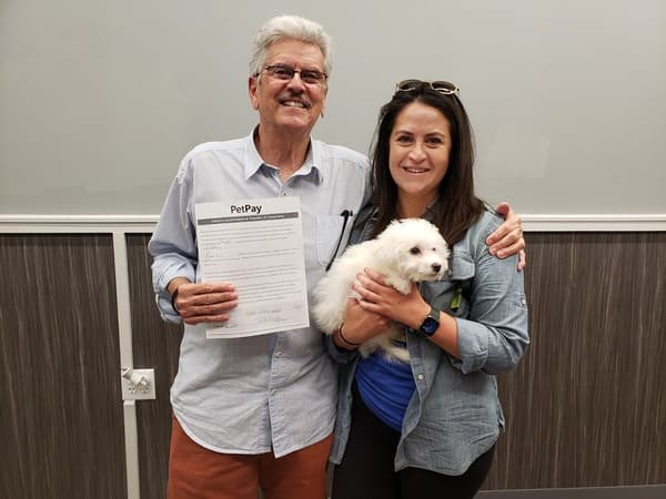 Customer photo of Bichon Frise puppy from Bob C.