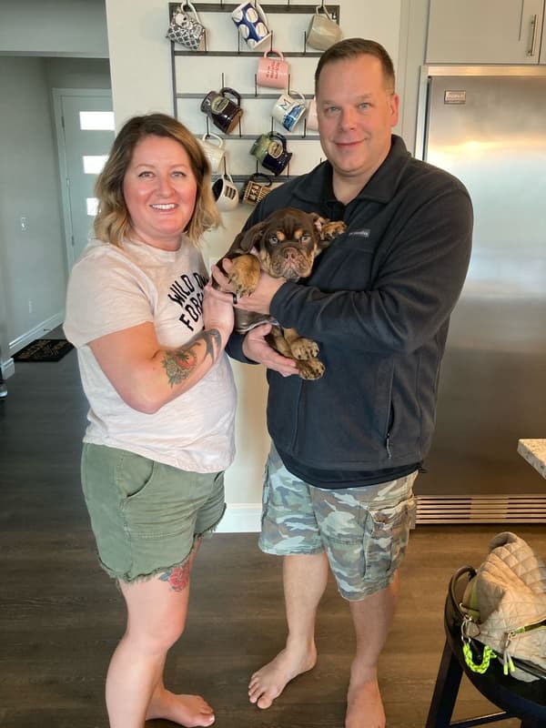 Customer photo of English Bulldog puppy from Marinda M.