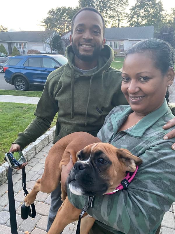 Customer photo of Boxer puppy from Erikka O.