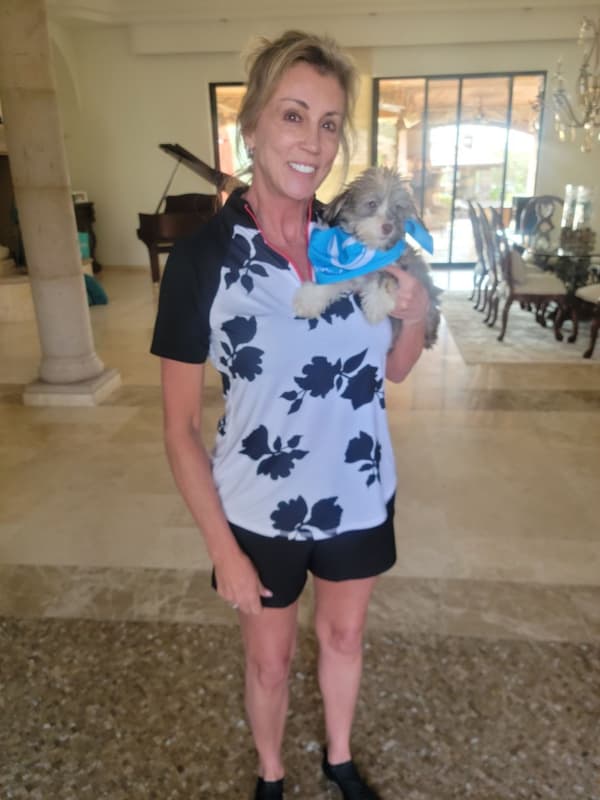 Customer photo of Havapoo puppy from Tina Y.