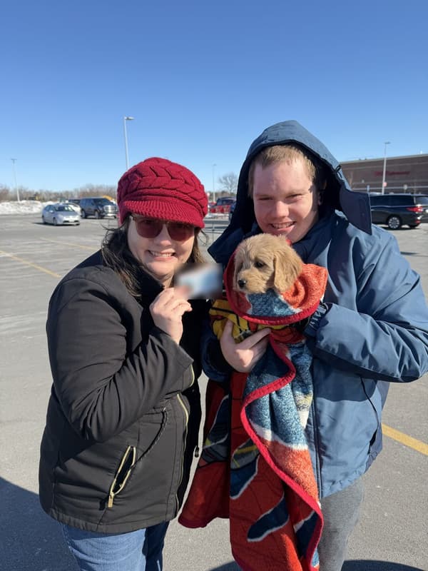 Customer photo of Goldendoodle, Mini puppy from Jennifer V.