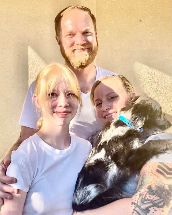 Customer photo of Aussiedoodle puppy from Ashley V.