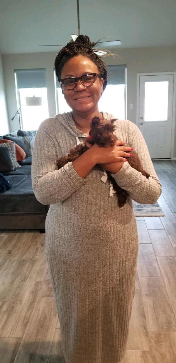 Customer photo of Schnauzer, Miniature puppy from Kahnn M.