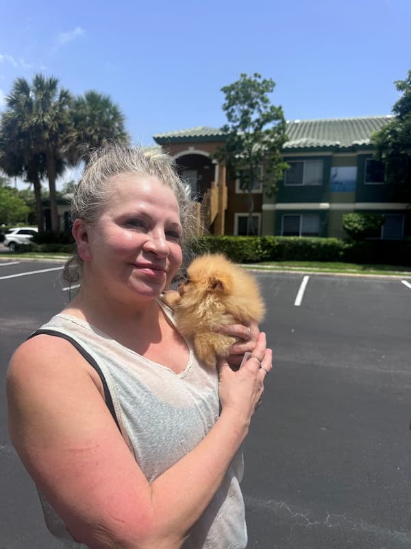 Customer photo of Pomeranian puppy from Kristen D.