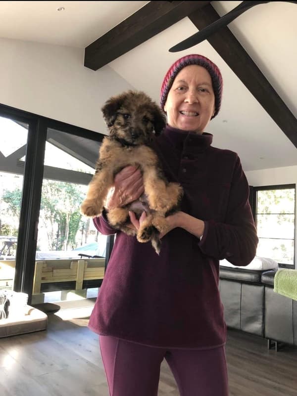 Customer photo of Goldendoodle puppy from Joyce T.