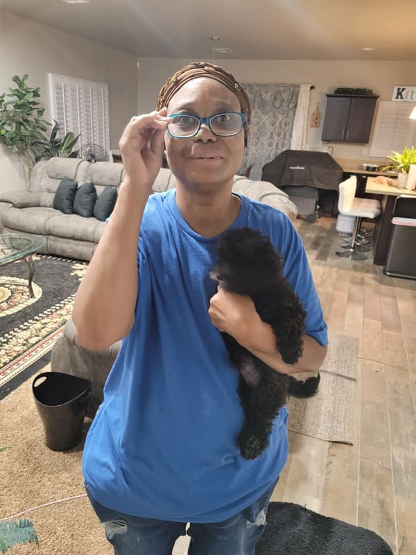 Customer photo of Havapoo puppy from Genetta F.