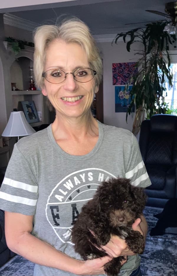 Customer photo of Poodle, Toy puppy from Leslie W.