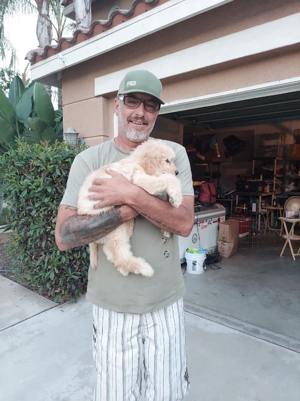 Customer photo of Goldendoodle puppy from Steven C.